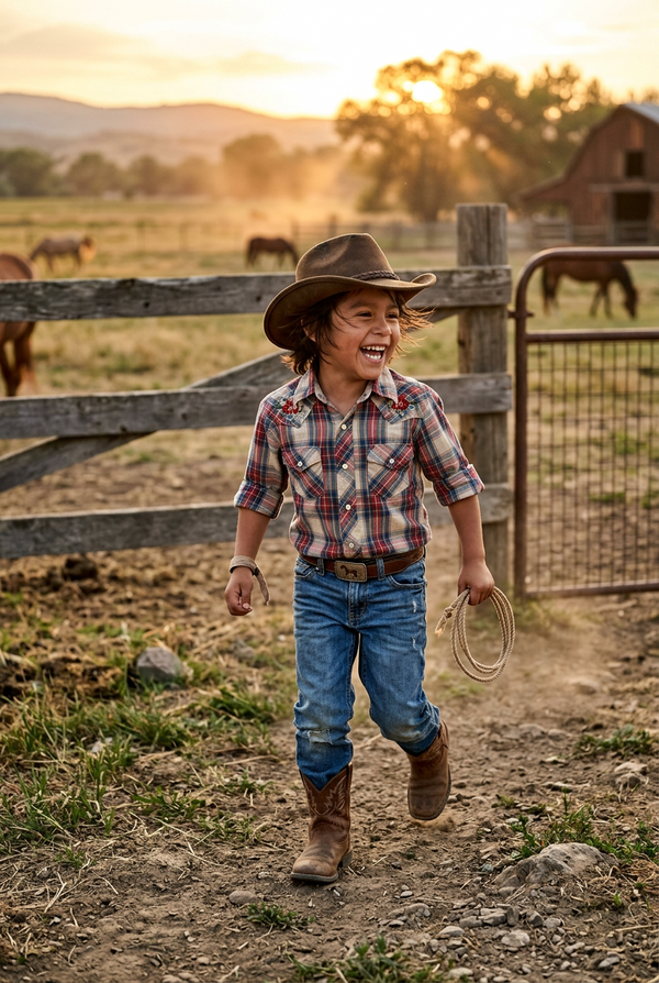 Outfits Vaqueros para Niño