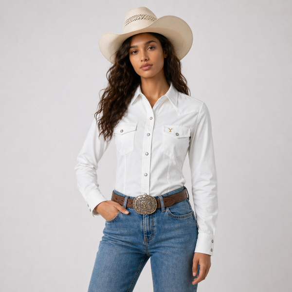 Camisa Vaquera para Mujer y Jeans