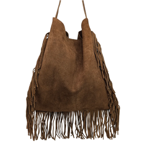 Bolsa de Piel con Flecos – Dakota - Tierra Norte