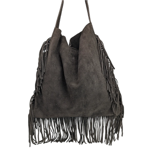 Bolsa de Piel con Flecos – Dakota - Tierra Norte