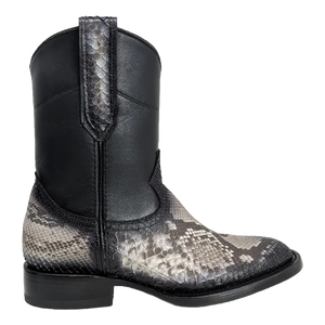 Botas Tierra Norte – Python Belly Black & Silver