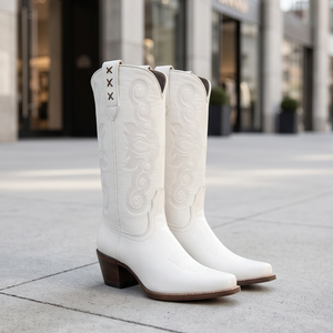 Botas mujer piel blancas Tierra Norte Jever
