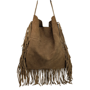 Bolsa de Piel con Flecos – Dakota - Tierra Norte