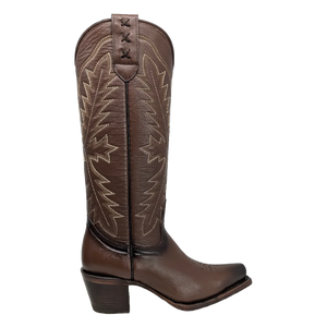 Botas piel mujer cafe tierra Norte Jever
