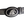Cinturón YAC negro bordado en blanco 100% Piel