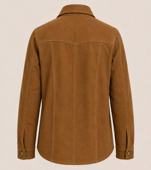 Sobrecamisa Gamuza Piel Tierra Norte Camel