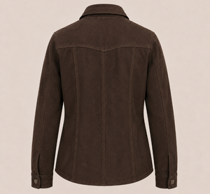 Sobrecamisa Gamuza Piel Tierra Norte Chocolate