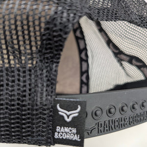 Gorra Ranch & Corral GJRO Negro Trucker Plana Snapback