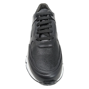 Sneakers piel hombre negro Tierra Norte