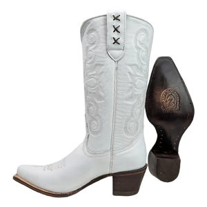 Botas mujer piel blancas Tierra Norte Jever