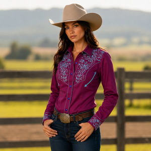 Camisa vaquera mujer Rangers Tierra Norte