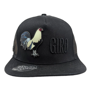 Gorra Ranch & Corral GJRO Negro Trucker Plana Snapback