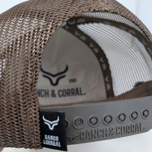 Gorra Ranch & Corral Ganado Verde Tabaco Trucker
