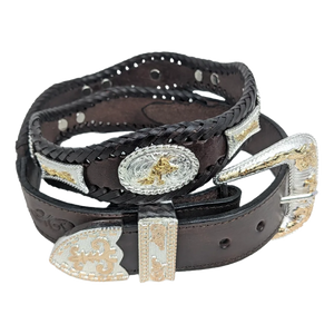 Cinturón Vaquero Café Western Signature