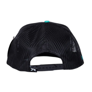 Gorra Fifth Ranch Toro Negro Menta Trucker Snapback