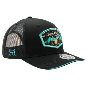 Gorra Fifth Ranch Desert Negra Trucker Snapback