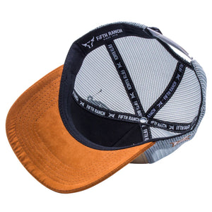 Gorra Fifth Ranch Country Roads Beige Arena Tabaco Trucker Snapback