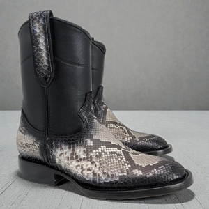 Botas Tierra Norte – Python Belly Black & Silver