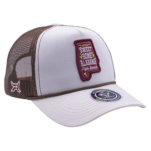 Gorra Fifth Ranch Alabama Crema Cafe Trucker Snapback