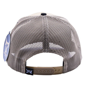 Gorra Fifth Ranch Arizona Beige Negro Trucker Snapback