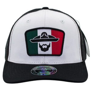 Gorra Fifth Ranch Charro Mexico Blanco Negro Trucker Snapback