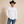 Camisa vaquera Rangers blanca hombre