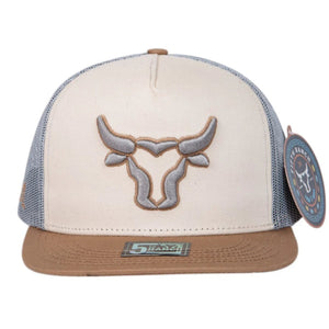 Gorra Fifth Ranch Toro Beige Trucker Snapback