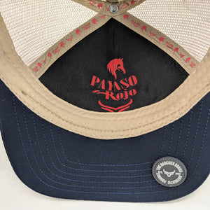 Gorra Payaso Rojo Caballo Olivo Trucker Semicurva