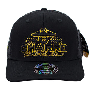 Gorra Fifth Ranch Charro Negro Dorado Trucker Snapback