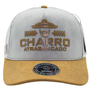 Gorra Fifth Ranch Charro Gris Camel Trucker Snapback