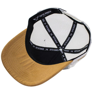 Gorra Fifth Ranch Charro Gris Camel Trucker Snapback