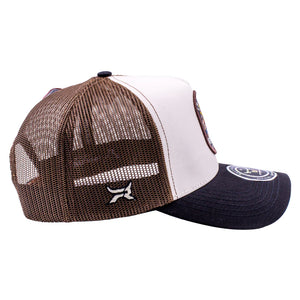 Gorra Fifth Ranch Indian Western Crema Negro Trucker Snapback