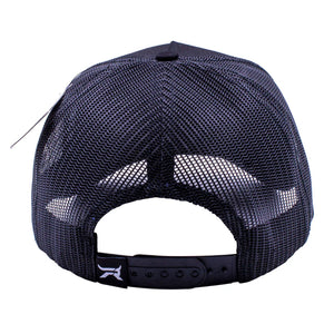 Gorra Fifth Ranch Western Indian Negro Blanco Trucker Snapback