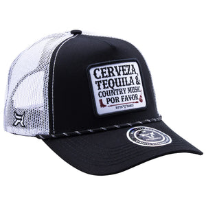 Gorra Fifth Ranch Cerveza Tequila Negra Blanca Trucker Snapback