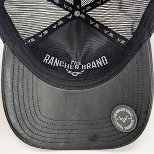 Gorra Ranch & Corral Rooster Victory Negra Trucker Semicurva Snapback