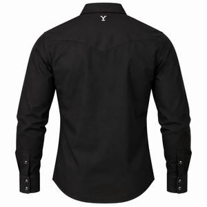 Camisa vaquera color negro marca yellowstone
