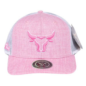Gorra Fifth Ranch Toro Rosa Trucker Snapback