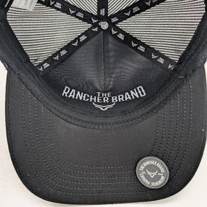 Gorra Ranch & Corral Stallion Negro Trucker Semicurva Snapback