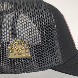 Gorra Ranch & Corral Over The Road Negra Trucker Semicurva Snapback