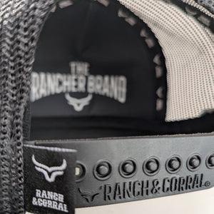 Gorra Ranch & Corral Over The Road Negra Trucker Semicurva Snapback
