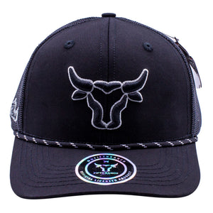 Gorra Fifth Ranch Toro Negro Trucker Snapback