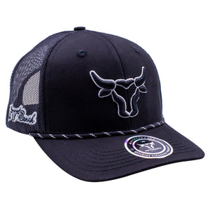 Gorra Fifth Ranch Toro Negro Trucker Snapback