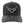Gorra Ranch & Corral Logo Metal Negra Gamuza Trucker Semicurva Snapback