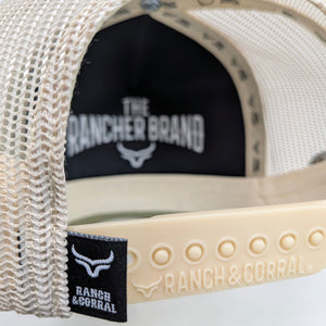 Gorra Ranch & Corral David Alonso Azul Marino Verde Trucker Semicurva Snapback