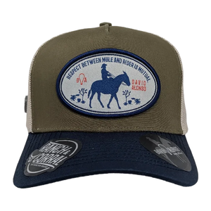 Gorra Ranch & Corral David Alonso Jinete Verde Marino