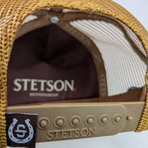 Gorra Stetson American Heritage Azul Marino Beige Trucker Semicurva Snapback