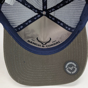 Gorra Ranch & Corral Rodeo Terracota Café Trucker