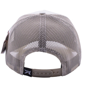 Gorra Fifth Ranch Rodeo Marfil Rojo Trucker