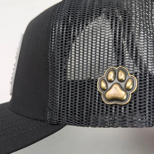 Gorra Ranch & Corral Blue Heeler Negra Trucker Semicurva Snapback