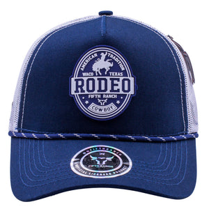 Gorra Fifth Ranch Rodeo Azul Marino Blanco Trucker